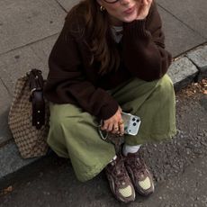 Charlotte Olivia wears new balance trainers