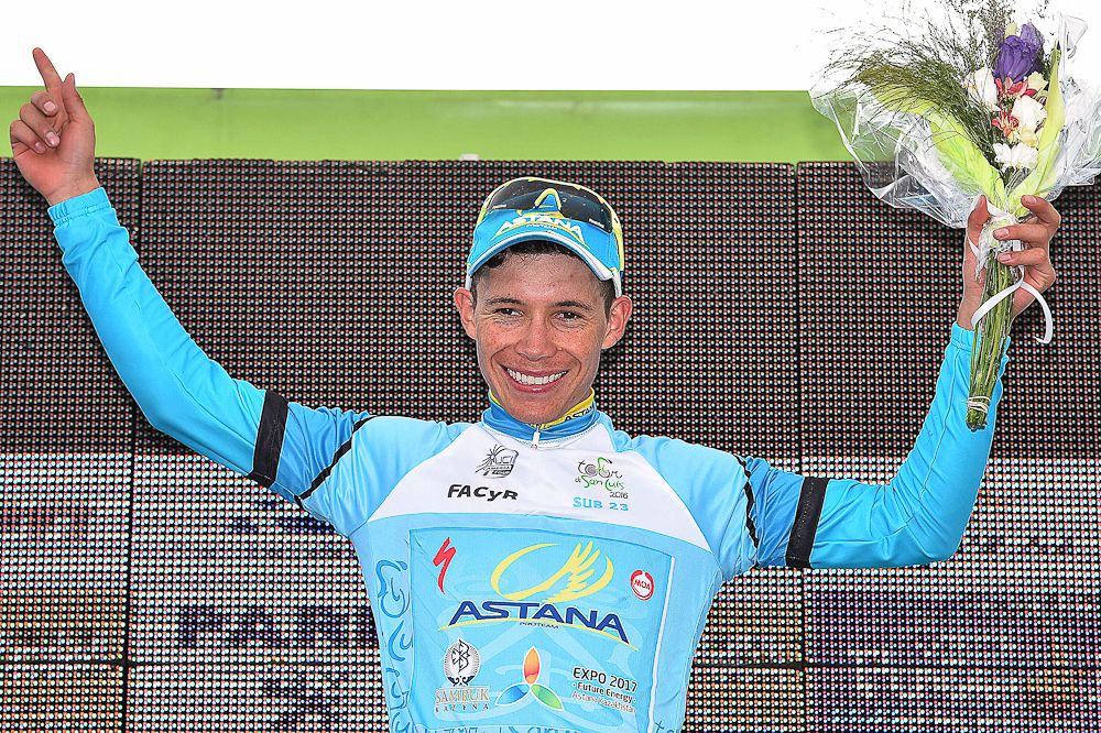 Stage 6 winner Miguel Angel Lopez (Astana)