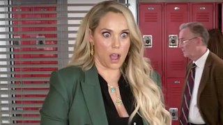 Jessie Spano looks shocked in the trailer for Saved by the Bell Season 2.