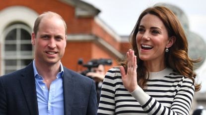 Prince William and Kate Middleton attend the opening of the Glade of Light Memorial