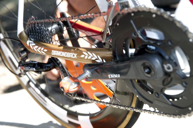 'Gladiator' is Brandon McNulty's 58cm frame. Ten-year-old Lucas' picture of himself at a colosseum inspired the design: the bronze-gold and scarlet colours, laurel wreaths and Roman mosaic patterns would be good enough for Russell Crowe to ride