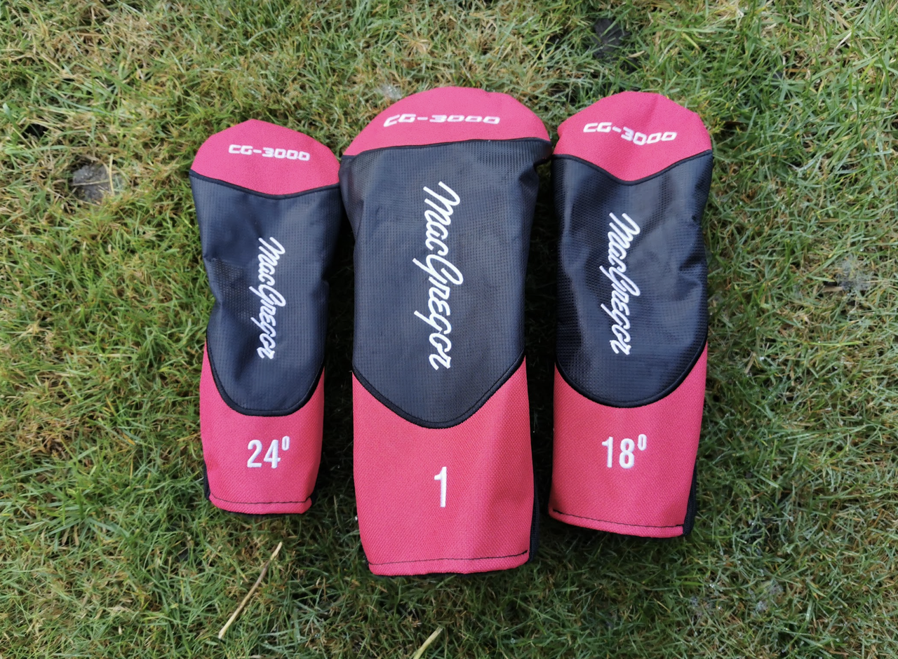 MacGregor CG3000 package set headcovers pictured