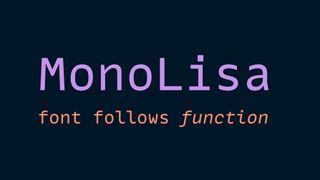Monospace font: MonoLisa