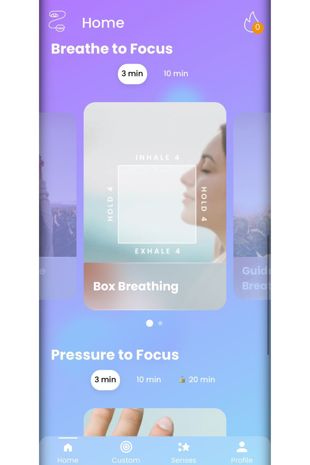 Dionne Brighton testing the Zensory app: best self care apps