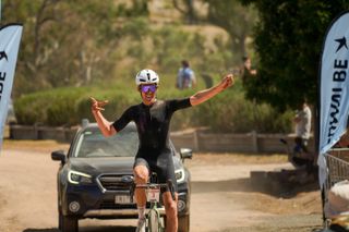 Mark O'Brien makes it another win at the Sutton Grange Winery Uncorked Gravel 2024