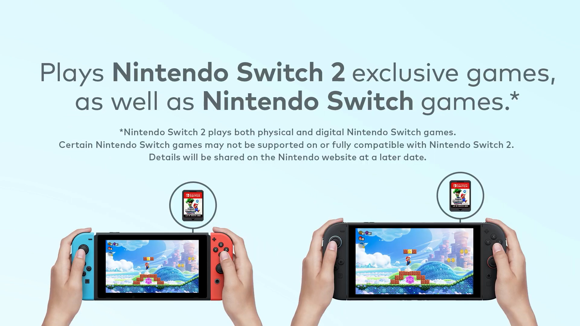 Nintendo Switch 2 juega juegos de Nintendo Switch