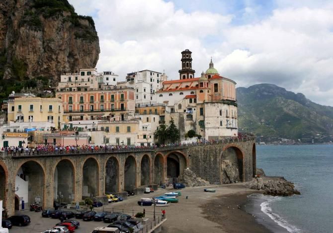 A view of the Amalfi coast
