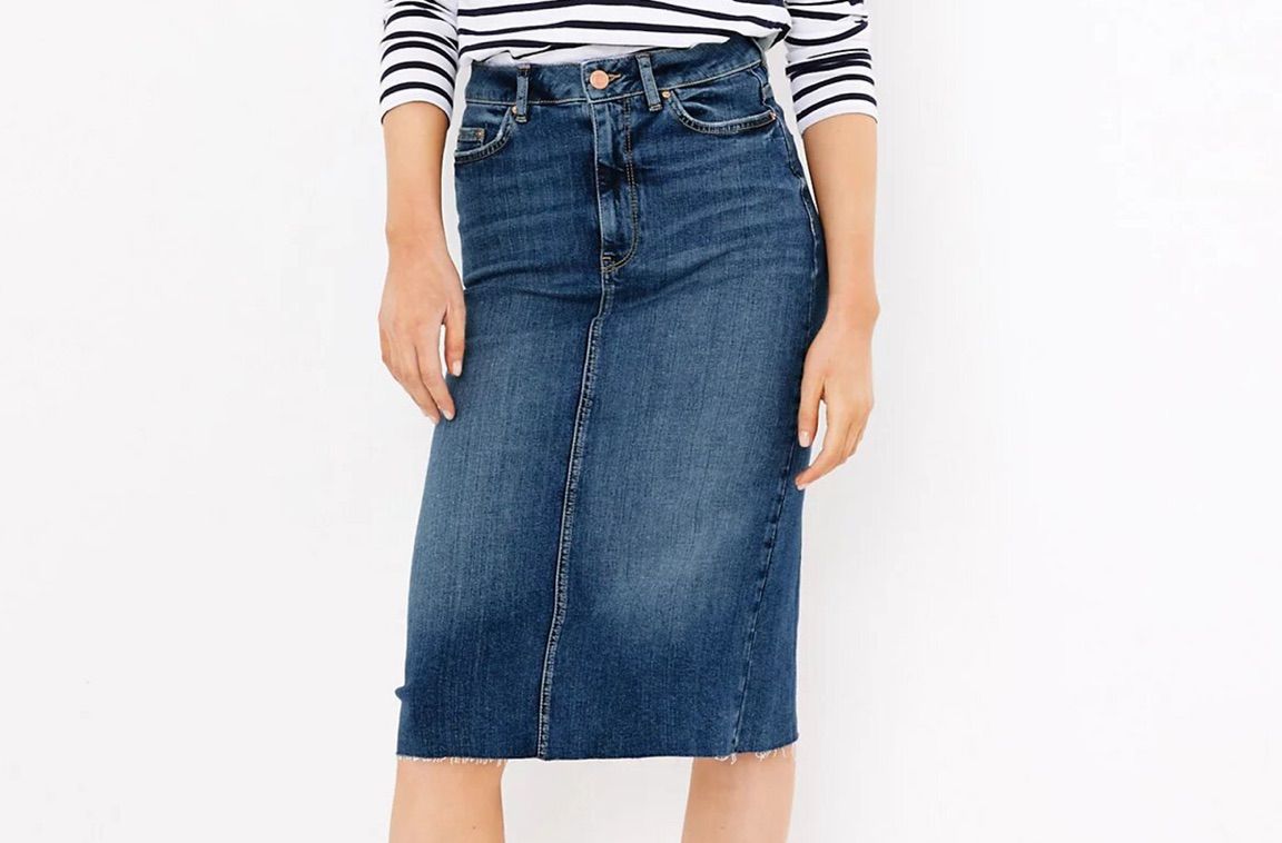This Marks & Spencer denim skirt is the ideal addition to any autumn outfit  | Woman & Home