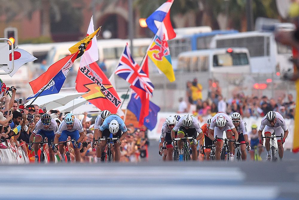 The dash to the line for the world title in Doha, Qatar