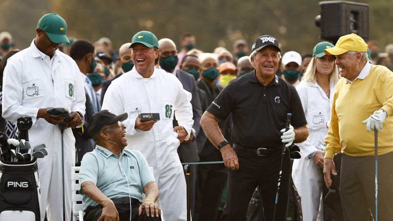 The honorary starters at the 2021 Masters