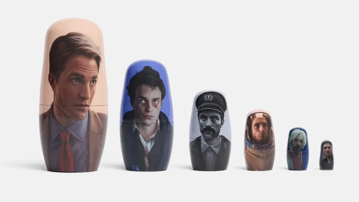 A24 Robert Pattinson nesting dolls