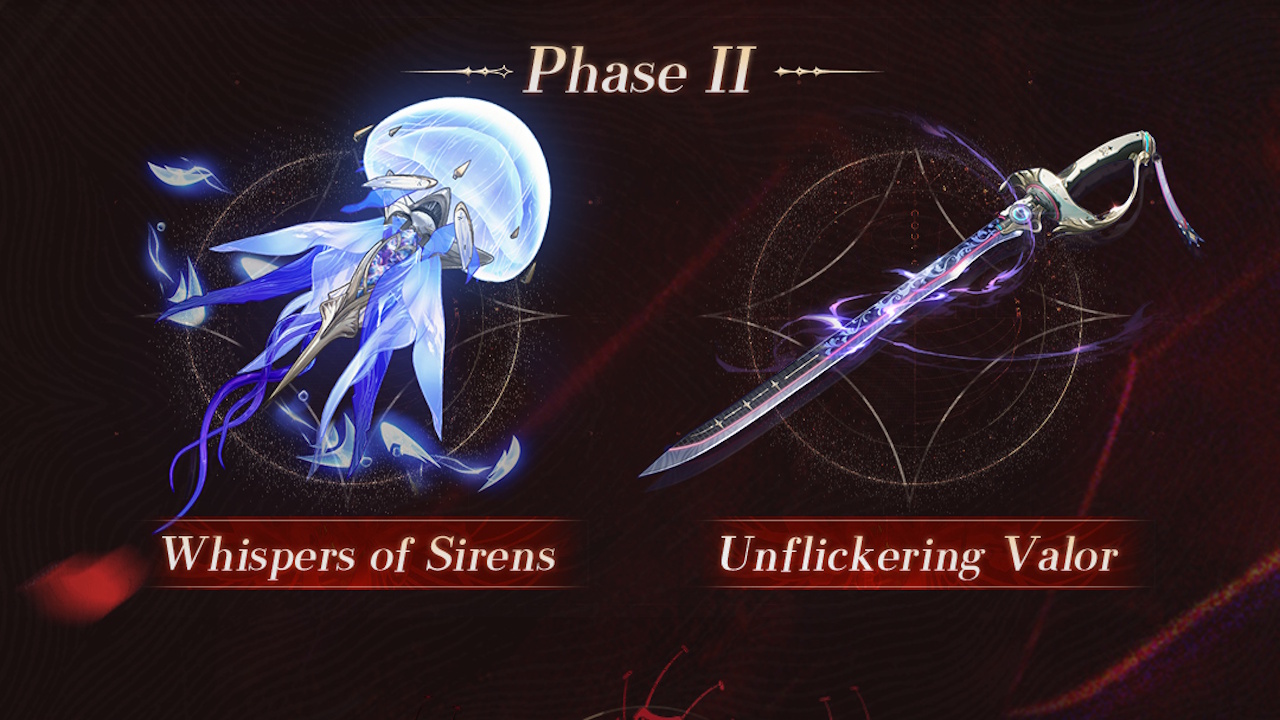 Wuthering Waves banners - Version 2.5 phase 2 weapons