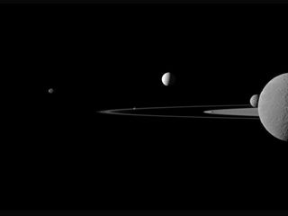 Cassini Saturn Moons