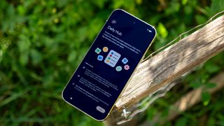 Signing up for Daily Hub on a Google Pixel 10 Pro