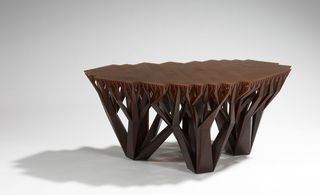 Brown Fractal Table