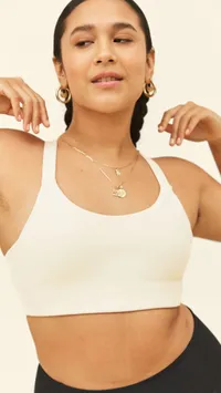 Lou V-Back Bra: $̶4̶8̶ &nbsp;$33.60 (30% off)&nbsp; | Girlfriend Collective