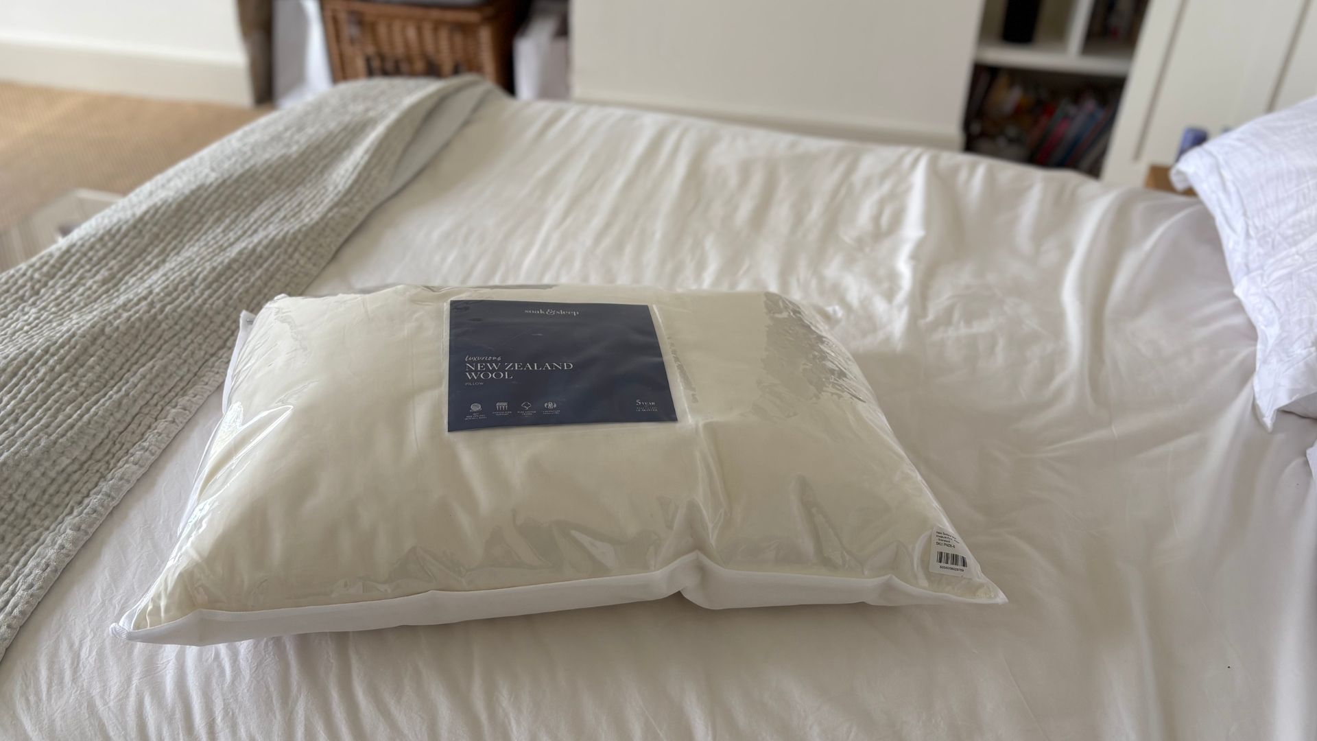 Soak & Sleep New Zealand Wool Pillow