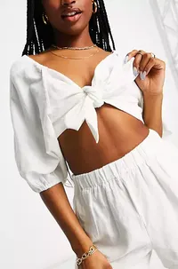 South Beach Tie Knot Top, $45.55 | £11.75