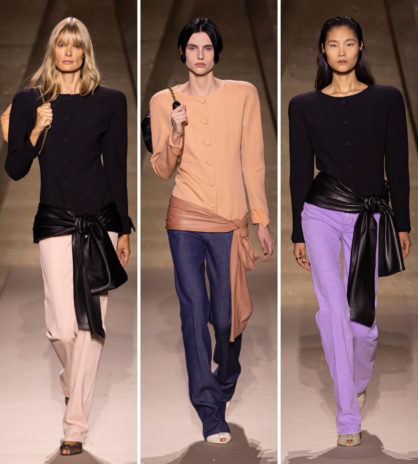 Chlo&amp;eacute; Spring/Summer 26 x 3 blazer trouser look