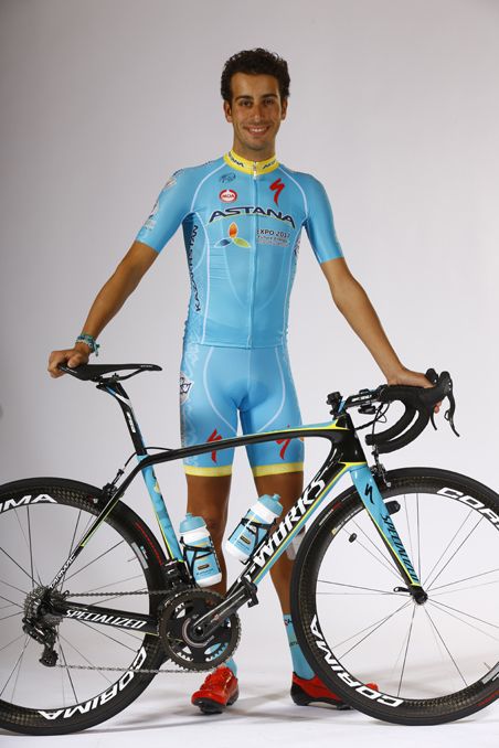 Fabio Aru in the 2016 Astana kit