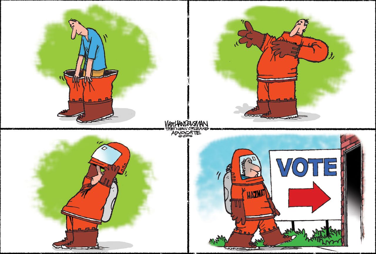 Political Cartoon U.S. Decision 2016