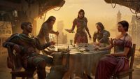 Bunch of TESO people sitting around a table