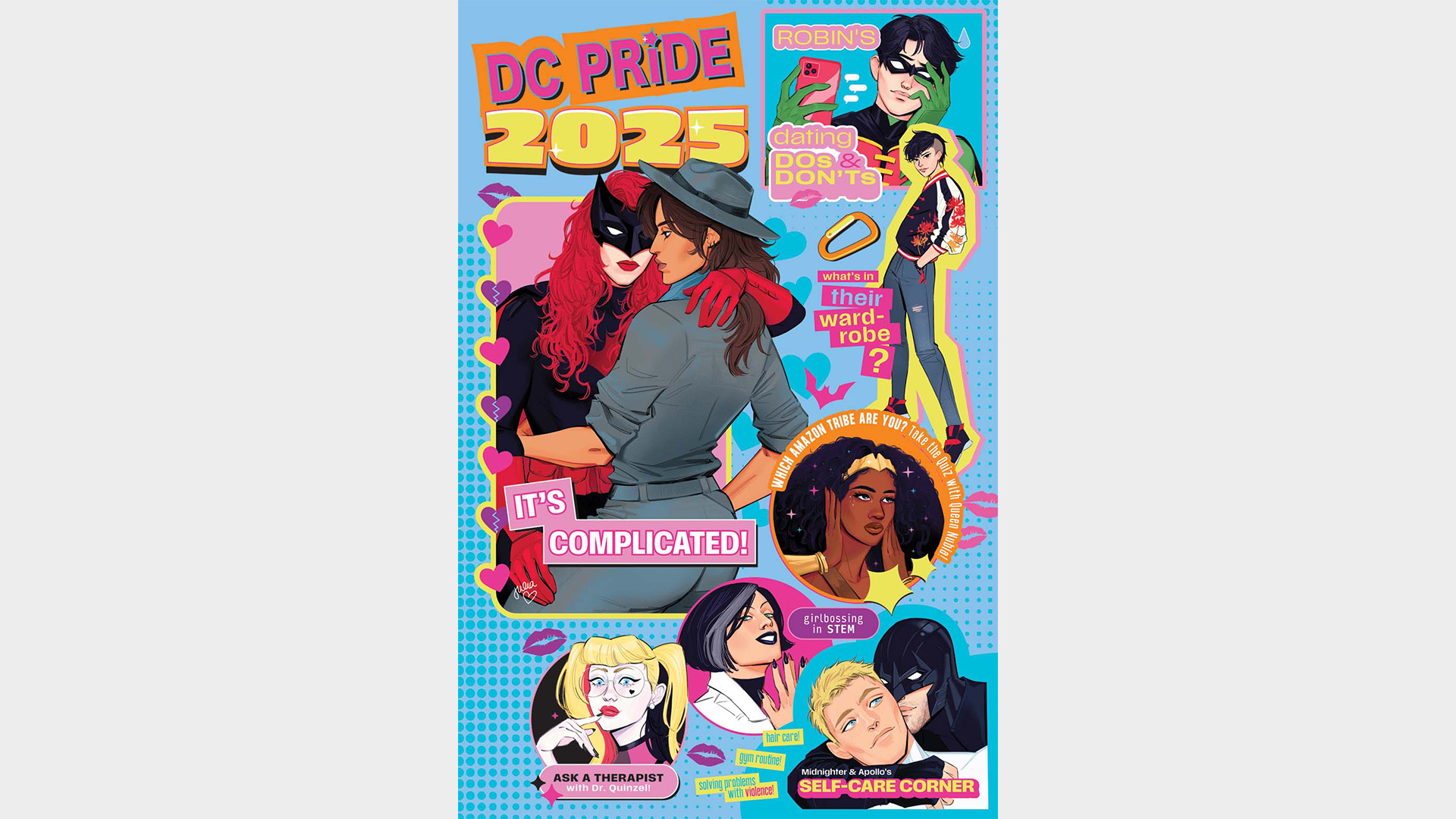 Julia Reck's variant cover for DC Pride 2025.