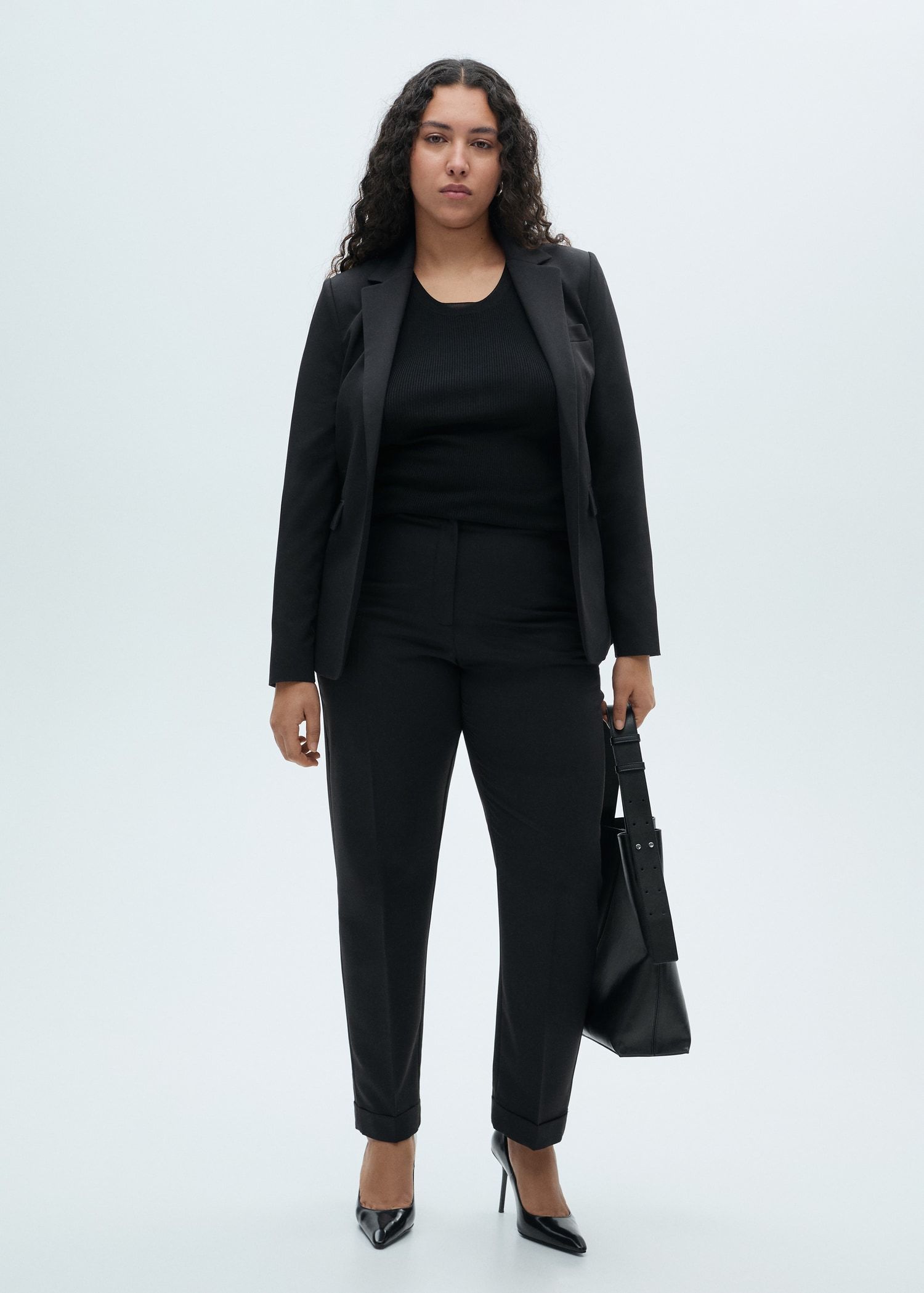 MANGO, Straight Suit Trousers
