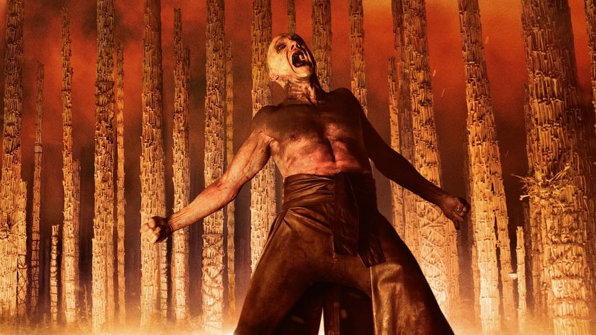 Screaming man on 28 Years Later: The Bone Temple poster