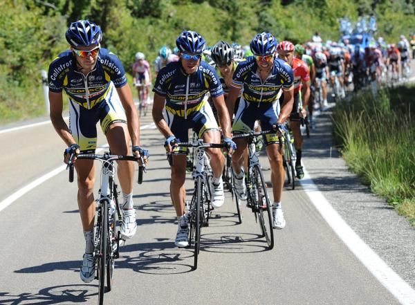 The Vacansoleil team leads the chase