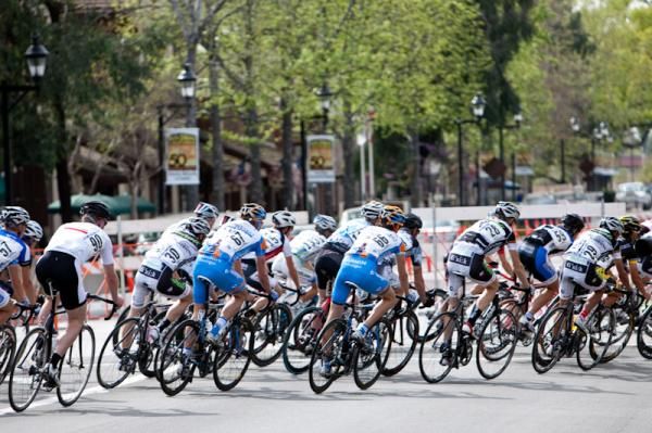 The men head out for the last bit of racing in San Dimas.