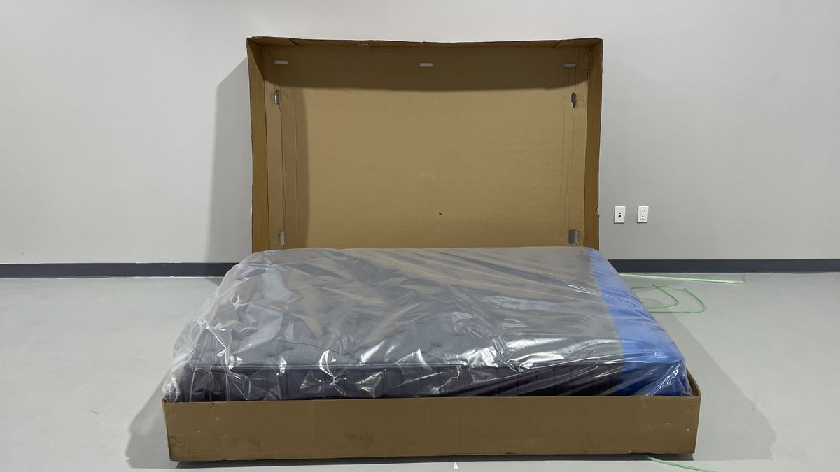 Purple Rejuvenate mattress review unboxing process