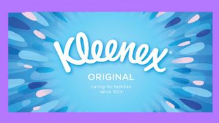 The Kleenex logo, one of the best cursive logos