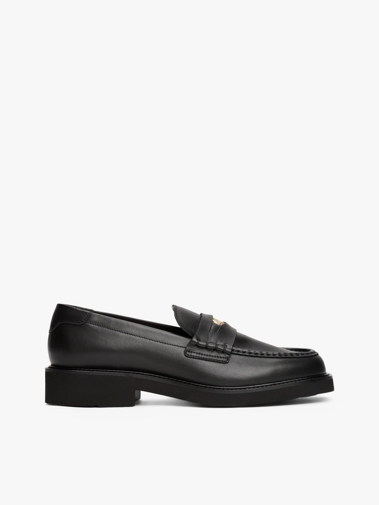 Lightweight Leather Th Crest Loafers
