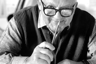 Paul Rand, one of the most famous graphic designers