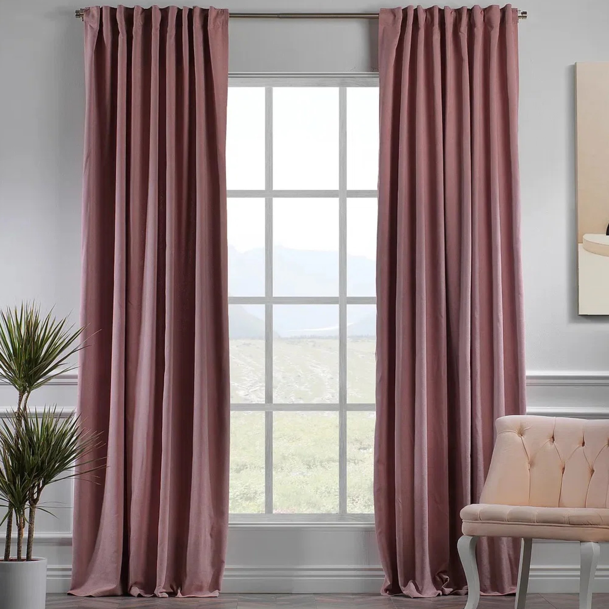 Wayfair Extra Long &amp;amp; Extra Wide Decorative Curtain Single Panel