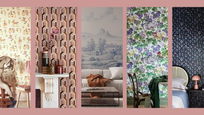 Five different wallpaper trends for 2024