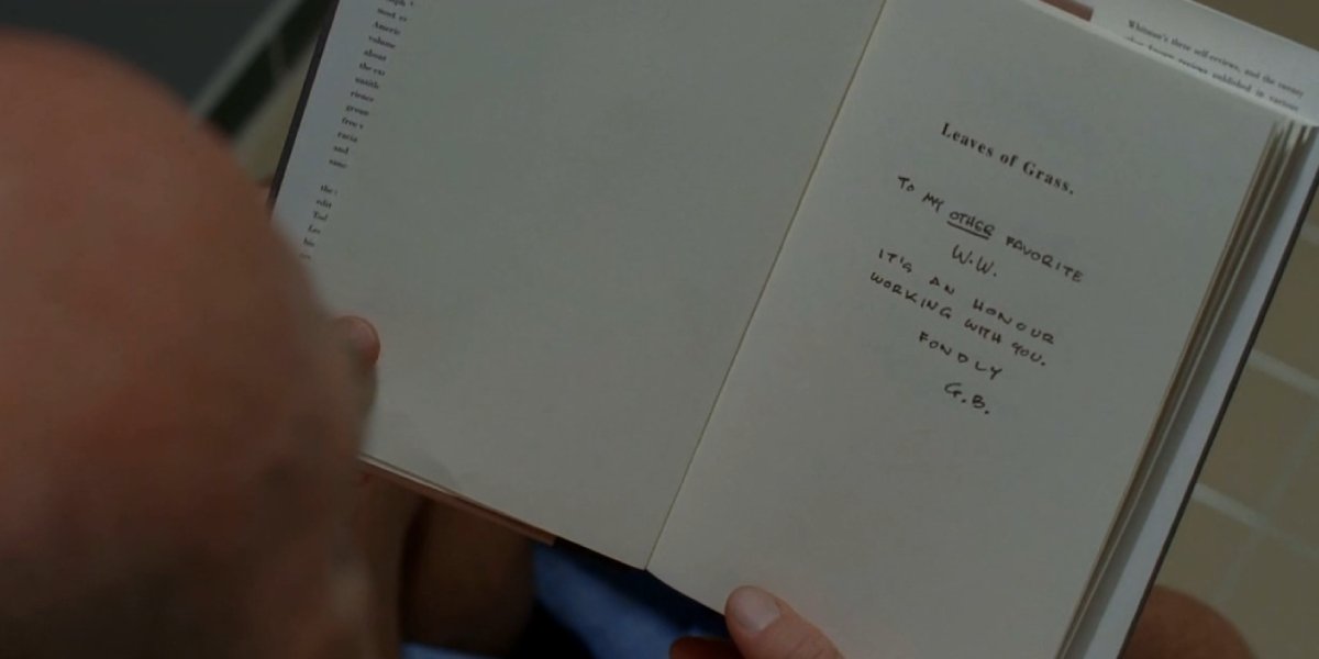 Hank reads Leaves of Grass on Breaking Bad