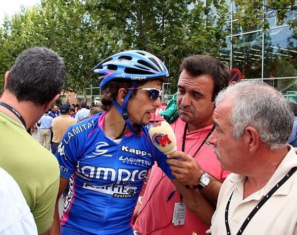 Fourth placed Juan Fuentes (Lampre)