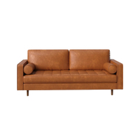 2. All Modern Geo 84" Vegan Leather Sofa | Was $1,500, now $820 (save $660) at Wayfair