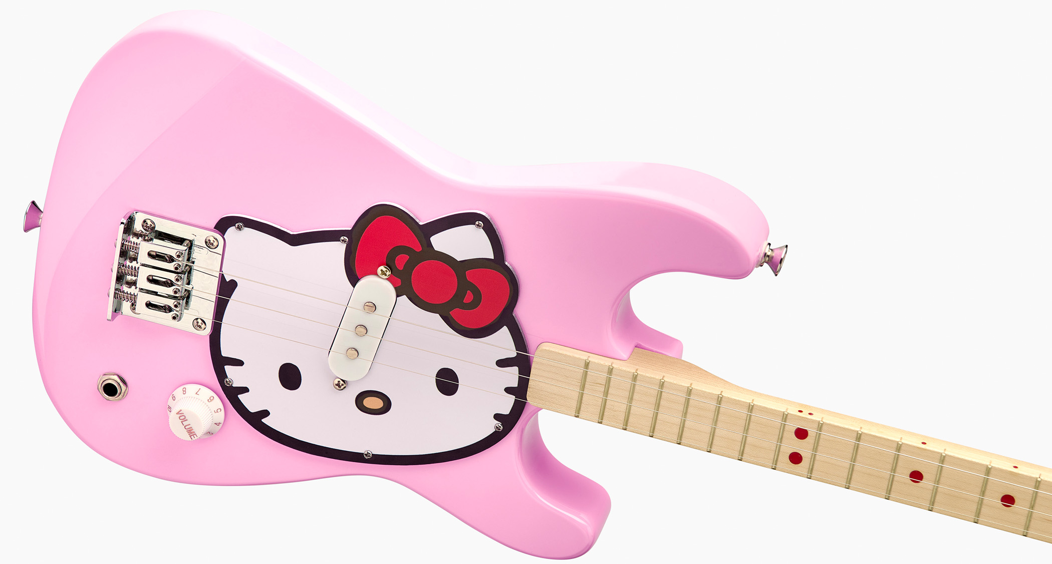 Loog Hello Kitty Fender Stratocaster
