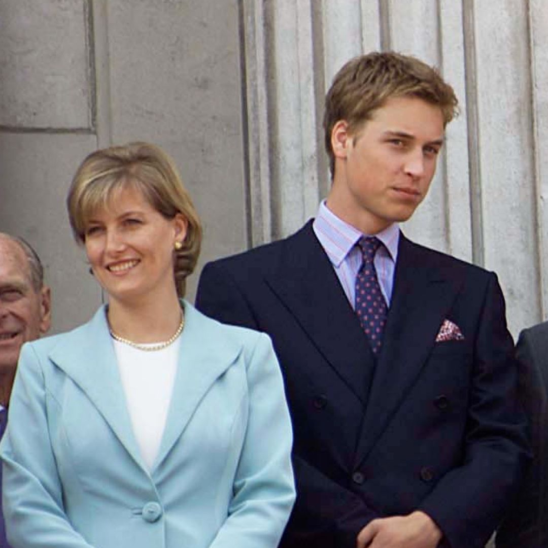 Duchess Sophie joins Prince William, King Charles, and Prince Harry on the Buckingham Palace balcony for the Queen Mother&#039;s 100th birthday celebrations