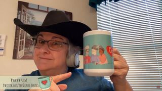 Dame Merrie mugs with a Grand Dames mug
