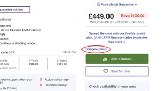 Currys Price Match Promise