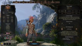 Choosing a background in Character Creation in Baldur's Gate 3