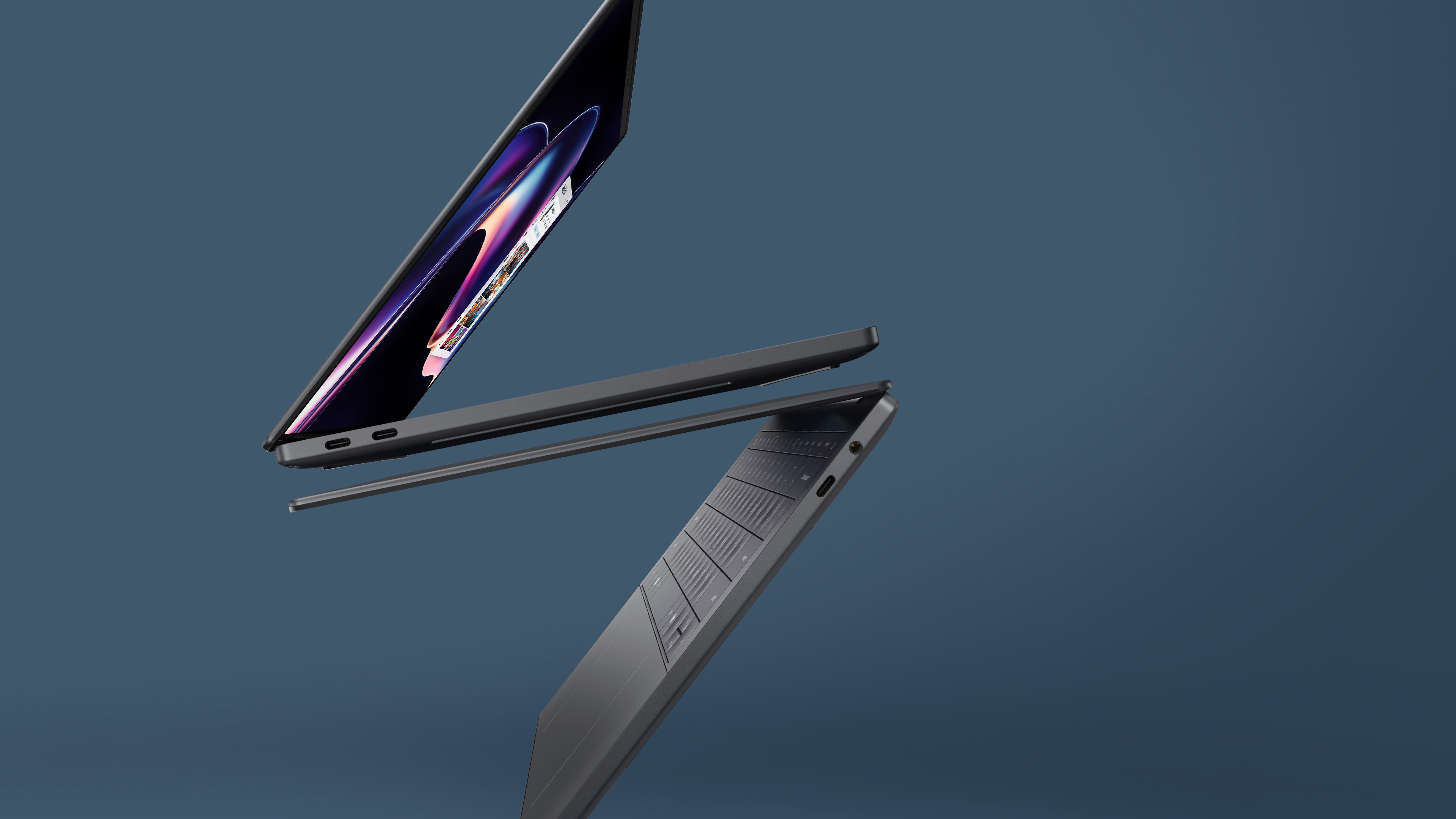 Dell XPS 14 2026 showing the laptops side profile