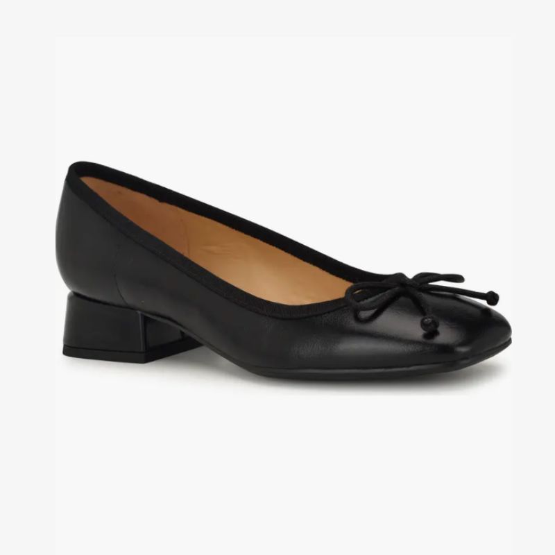 block heel ballet flats