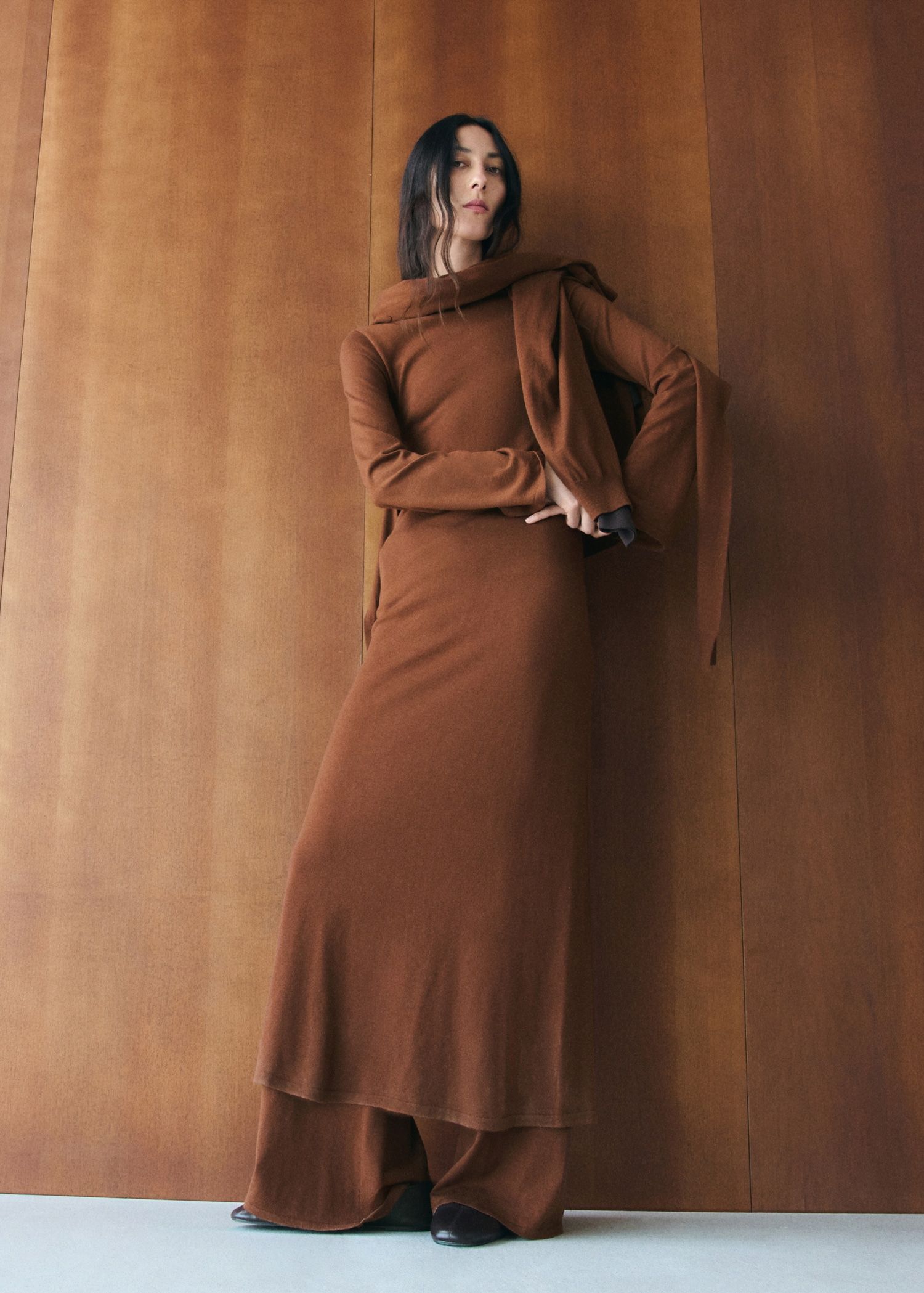 Knitted Dress With Bell Sleeves - Women | Mango Usa