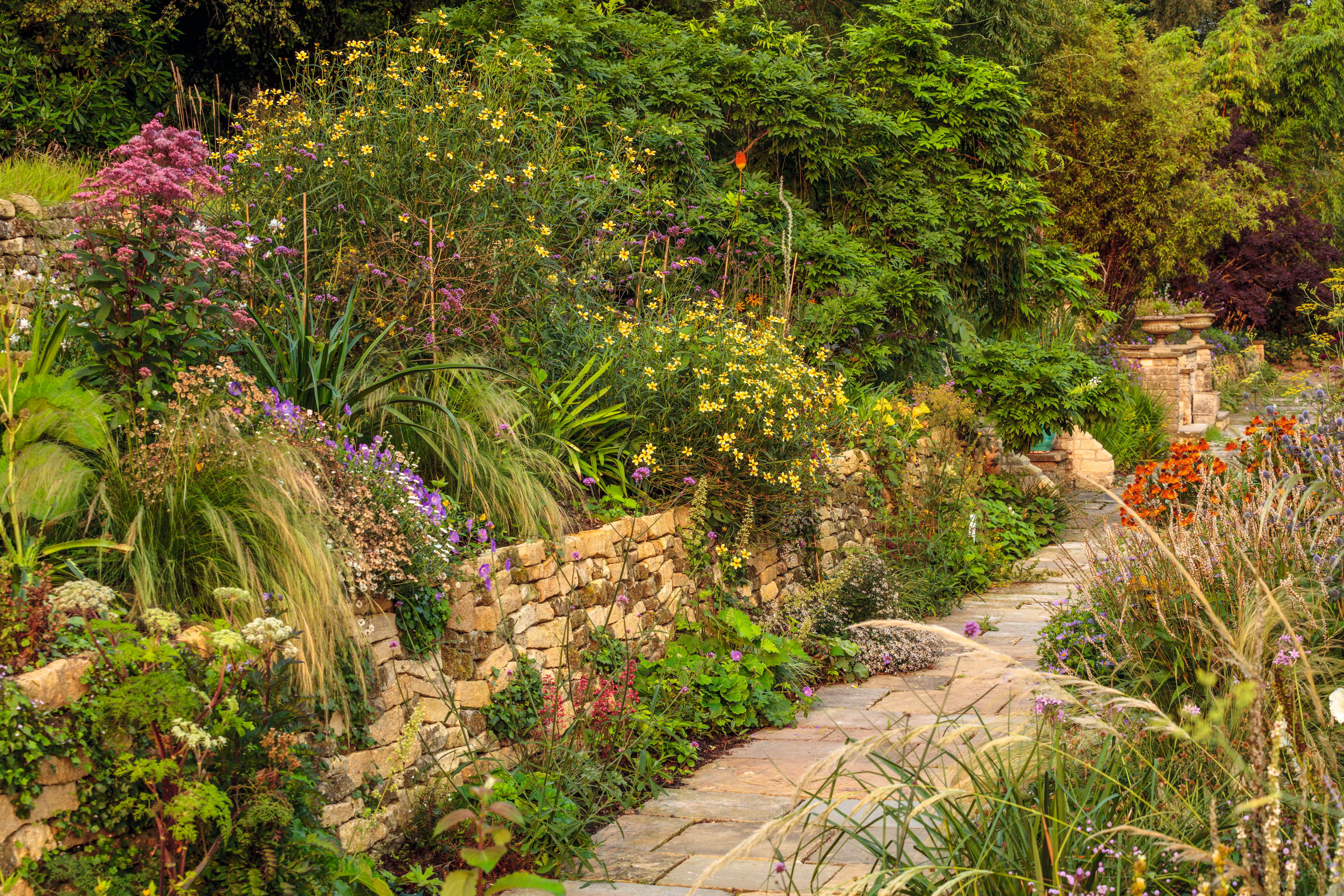 The gardens of Knowle House in East Sussex