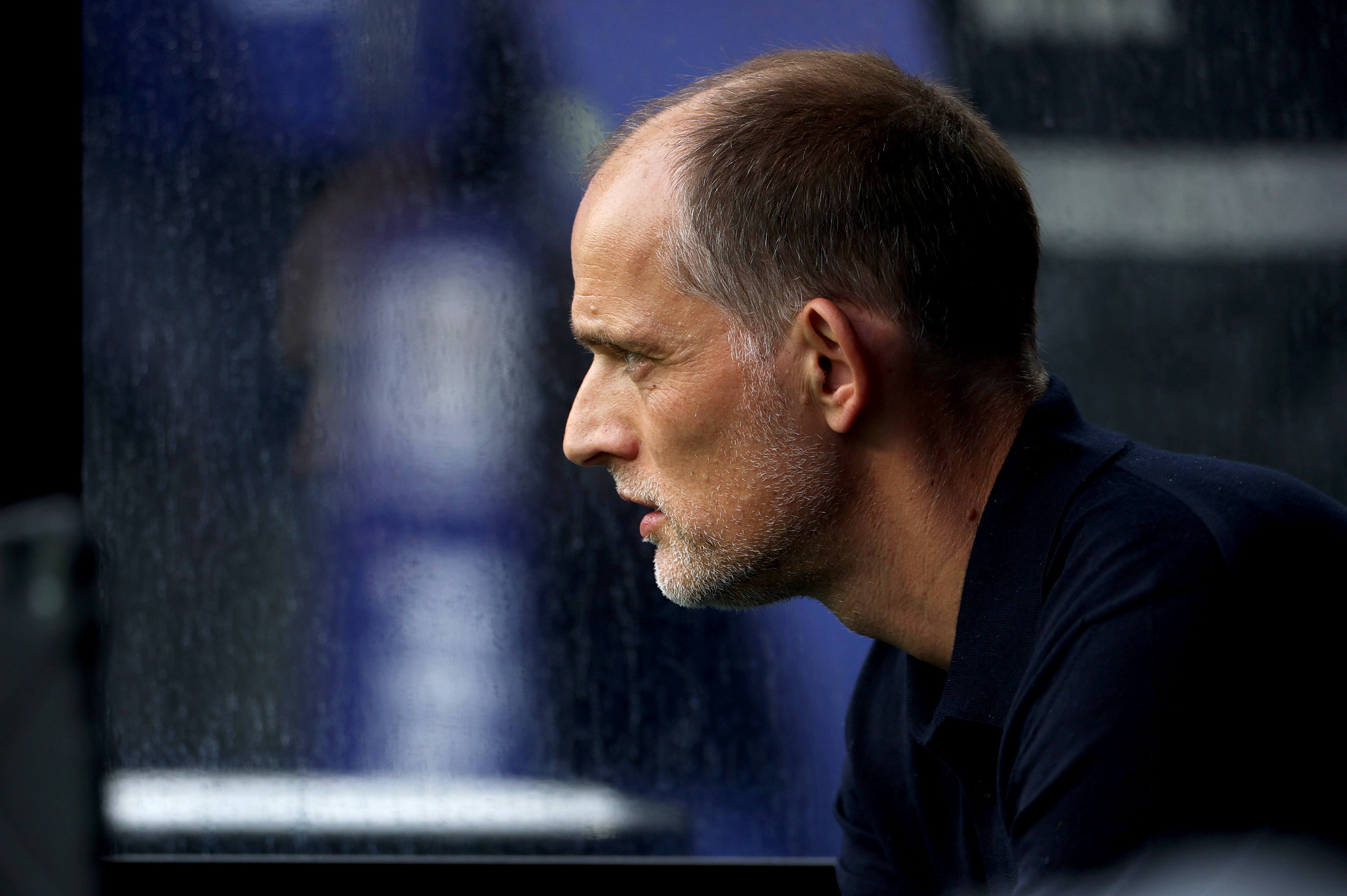 FOXBOROUGH, MASSACHUSETTS - JUNE 23: Thomas Tuchel, Manager of England, looks on during the FIFA World Cup 2026 Group L match between England and Ghana at Boston Stadium on June 23, 2026 in Foxborough, Massachusetts. (Photo by Eddie Keogh - The FA/The FA via Getty Images)